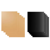 5/10Pcs BBQ Grill Mats Reusable Grill Sheet Pad Heat Resistant Up To 260&degC Black/Copper V1369-AZ3-W-21176