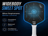 T700 Carbon Fiber Pickleball Paddle, USAP Approved Racket with Carbon Friction Surface for Spin, V1197-TY-081705