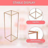 Rose Gold Metal Flower Stand V63-920781
