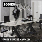 Set of 2 Steel Table Legs, 16'Height 15'Wide Dining Table Legs, Heavy Duty 3.1" Square Box Section X V952-ZT400X395MM000001V0