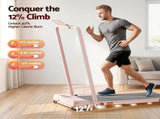 Everfit 3 in 1 Walking Pad Treadmill 12% Incline Under Desk Treadmills for Home Gym With 38cm Wide TMILL-380H-2INC-PK