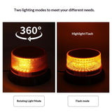 Magnetic Wireless Beacon Light, Rechargeable Emergency Flashing Warning Battery Operated Strobe V1192-AZ-W-3041