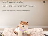 Khaki S size Portable Foldable Pet Bed Mat Waterproof Travel Dog Bed and Cat Cushion with Carry V888-ELOSUNG53280