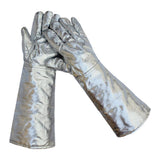 2 Pairs Welding Gloves Heat Resistant Glove with Insulation Aluminum Foil Material for Furnace V1369-AZ3-W-18960