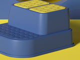 Toilet Step Stool Plastic Non Slip Heavy Duty Rollover Prevention Tool for Baby Children Blue 2 V1294-YM0716-3116220005716