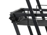 Levede 3 Tier Kitchen Trolley Cart Swivel Black Colour KT0200-BK