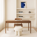 Interior Ave - Bentley Boucle Ottoman White V355-IA-O9-W