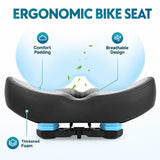 Noseless Bike Seat Wide,Padded Bike Seat for Men and Women,Bike Accessories
Memory Foam Padding Dual V1107-CS-QFLCCE32