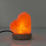 USB Colour Changing Salt Himalayan Lamp - Heart Love Shape Pink Rock LED Light V238-SUPDZ-43047495750