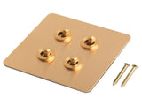 Toggle Light Rocker Switch 1/2 Way Retro Brass Plate Lever 86 Type Toggle Switch 1 Smile Home 4 V1189-LWWAL-20260327-04397