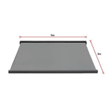 5.0m x 3.0m Retractable Folding Arm Awning Heavy Duty Full Cassette Motorised V63-821243