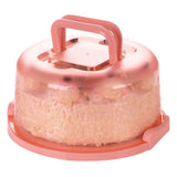 Portable Cupcake Carrier Food Preservation Boxwith Handle Transparent Cake Box V1294-YM0717-10125112