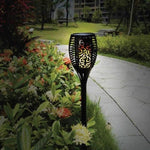 72 LED Bulbs Torch Solar Garden Outdoor Flame Dancing Flickering Light Auto Lamp V238-SUPDZ-28681374826576