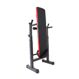 Adjustable Weight Bench Fitness Home Multi Gym Flat Press Incline Squat Rack V610-WEIBEN