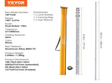 Aluminum Grade Rod, 14-Feet/8ths 4 Sections Telescopic Measuring Rod, Double-Sided Scale 1/8in V952-YZCLG14YCFEEVMVL0V0