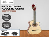 Karrera Childrens 34in Acoustic Guitar Kids - Natural CC34-NAT