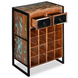 Wine Rack For 16 Bottles Solid Reclaimed Wood 43_244831