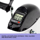 Powertrain Portable Mini Trainer Exercise Machine Home Gym Pedal Bike Cycle Legs and Arm MBIKE-90A-WH