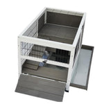 YES4PETS Rabbit Hutch Cat House Cage Guinea Pig Ferret Cage V278-SINGLE-PET-CAGE-901