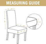 Dining Covers Velvet Stretch Covers for Dining Room Set of 6 Parson Slipcovers V1258-DP02-F-626