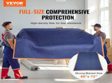 Moving Blankets, 2032 x 1829 mm, 15.6 kg/dz, 12 Packs, Professional Non-Woven & Recycled Cotton V952-DCBYT80X72INUDL28V0