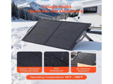 100W Foldable Solar Panel, 24% High-Efficiency Portable Monocrystalline Solar Panel Charger with MC4 V952-BXZDTYNB1100UD77V001Y3