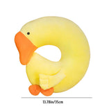 Japanese Anime Duck Plush Dolls Big Goose U Shaped Neck Pillow Cute Stuffed Animal Toy Travel Pillow V1294-YM0523-10321781