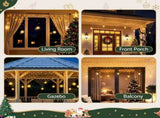 Jingle Jollys Christmas Lights Solar Fairy Lights Warm White Christmas Decorations 4m XMAS-ST104-4M-WM
