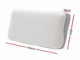 RoomSense Cooling Memory Foam Pillows Queen Size 1 Pack, Dual-Sided Bed Pillows for Hot Sleepers, XFKF-PL-1168R-WH