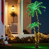 Jingle Jollys Christmas Tree 2.1m LED Lighted Xmas Palm Trees Party Decorations XM-TR-FAIRY-PALM01