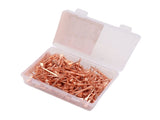 250Pcs Horseshoe Nails Copper Plated Rustproof Equestrian Riding Equipment Pet Supplies 45mm E3 V1294-YM0706-3111230194811
