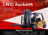 Huina 1/10 RC 8CH ForkLift Excavator Industrial Construction Engineering Vehicle Truck Kids Adult V610-TOY-HN-1577