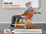 EMS Stair Chair, 159 kg Load Capacity, Foldable Aluminum Emergency Stair Climbing Wheelchair with 2 V952-SDLYPLCSTS00G9IQZV0