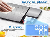 Dual Platform Digital Kitchen Scales, Food Scales with Two Precision, for Baking Cooking Coffee V1192-AZ-W-2604
