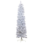 Candy Floss White 1.8m Pre-Lit Multicolour Slim Christmas Tree 112_OPCW6