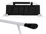 Giantz 4 Step Ladder Multi-Purpose Folding Steel Platform Tool Bag Handrails LD-STEEL-4STEP-TB