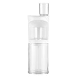 Automatic Mouthwash Dispenser for Bathroom Touchless with 18fl.oz Tank 2pcs Magnetic Cups USB V1294-YM0901-H49278W