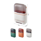 Kitchen Hanging Rack Rustproof Waterproof Compartmental Storage Cutlery Drainer with Cover Moonlight V1294-YM0717-3118220192611