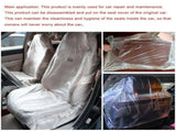 100pcs Disposable Plastic Car Seat Covers Protectors Mechanic Valet Roll V1366-AZ2-W-18551