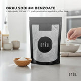 Orku 2Kg Sodium Benzoate USP/FCC Grade Prills E211 Preservative CAS 532-32-1 V238-SUPDZ-40084040974416