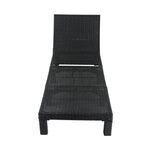 Black Rattan Sunbed with Adjustable Recline V264-OTF-531S-BLK-1