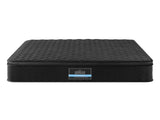 Giselle Bedding Double Mattress 34cm Euro Top with 5-Zone Pocket Spring Support Black MATTRESS-E-MUSE-34-D