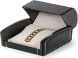 6 Packs Single Grid Watch Box with Pillow, PU Leather Gift Case for Bracelet, Jewelry Wristwatch V1259-DP01-A-855