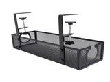Under Desk Cable Management Tray Carbon Steel Side Round Hole Trapezoidal Desk Cord Organizer for V1294-YM0901-3117240252212