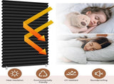 2 Pack Blackout Pleated Blinds, No Drill Window Shades with 4 Clips for Bedroom Kitchen Bathroom, V1237-ZY-924-062