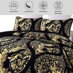 Luminous Quilted Coverlet and Pillowcases Set: Brighten Your Bedroom Atmosphere - Queen size V745-MAC080423Q13U