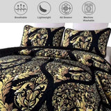 Luminous Quilted Coverlet and Pillowcases Set: Brighten Your Bedroom Atmosphere - Queen size V745-MAC080423Q13U