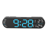Digital Wall Clock with Remote Control Big LED Screen Display Adjustable 8 Color Lights Digital V1294-YM0901-3115240021211