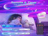 Starry Sky Lamp - 300 Lighting Settings - Northern Light - 15 White Noise Bluetooth V1259-DP01-BO-486