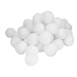 50Pcs 7cm Imitation Snow Ball Christmas Fake Balls Toys Indoor Game Props Decoration V1294-YM0901-3111200236711